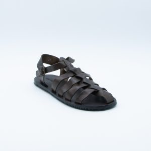 Gabbietta in Pelle Strizzata Testa di Moro