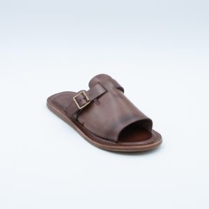 Ciabatta Fascia con Fibbia Marrone