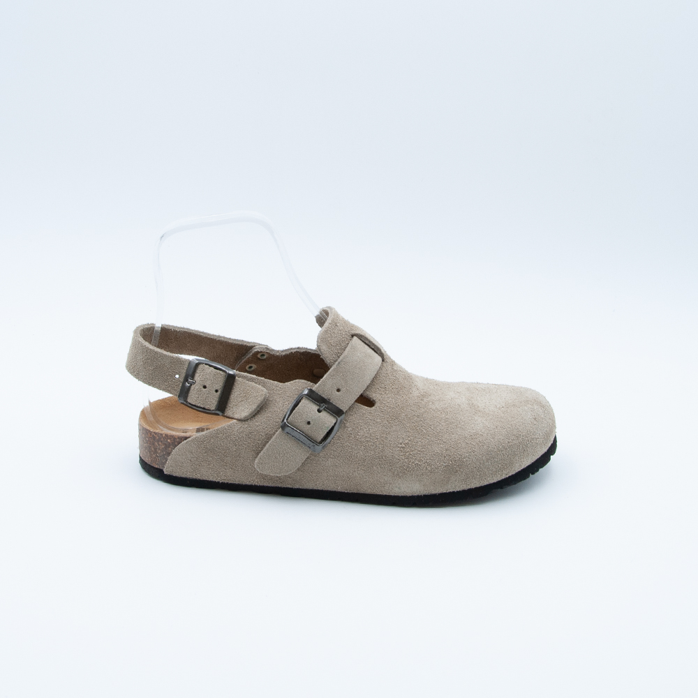 BioNatura | Sabot Uomo Ontario in Camoscio Tortora 2 BioNatura | Sabot Uomo Ontario in Camoscio Tortora - immagine 2