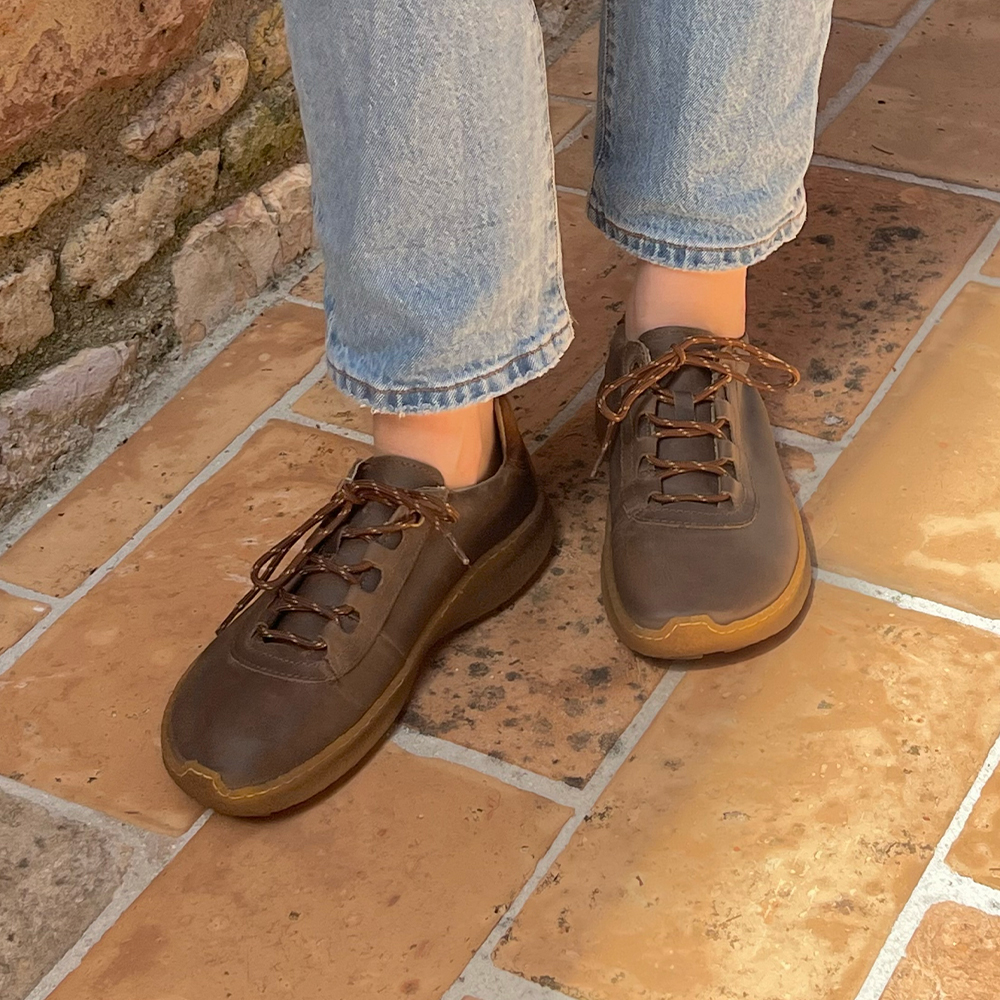 El Naturalista | Sneaker Uomo con Lacci in Pelle Pietra 4 El Naturalista | Sneaker Uomo con Lacci in Pelle Pietra - immagine 4